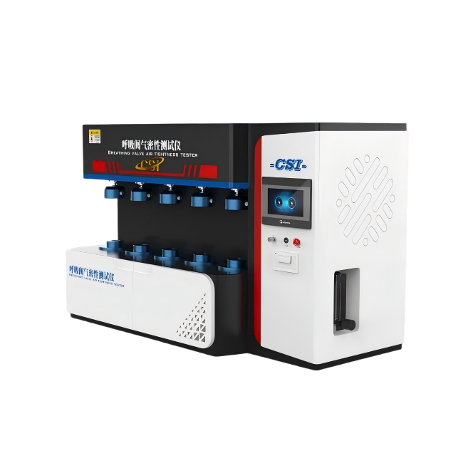 口罩呼吸阀气密性测试仪-五工位
