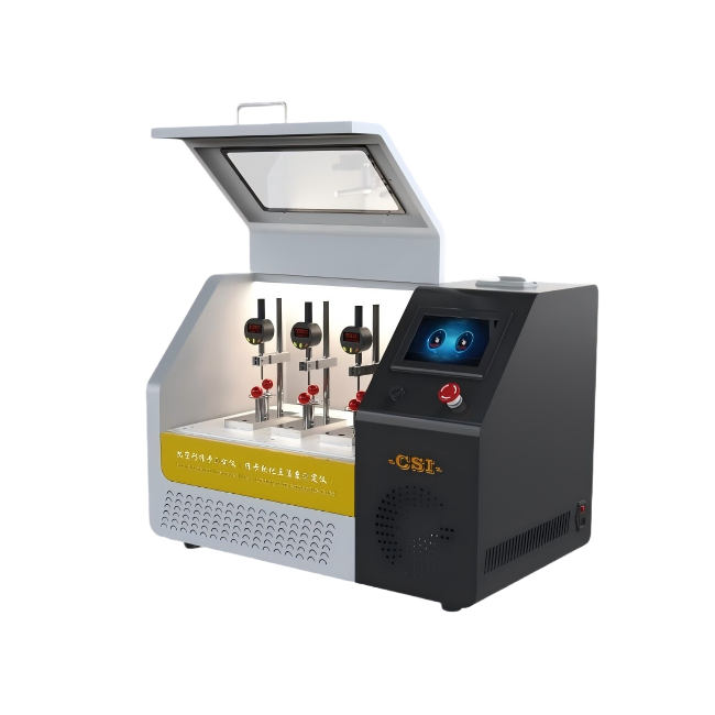 三工位热变形维卡测试仪、热变形温度测定仪、热变形维卡仪